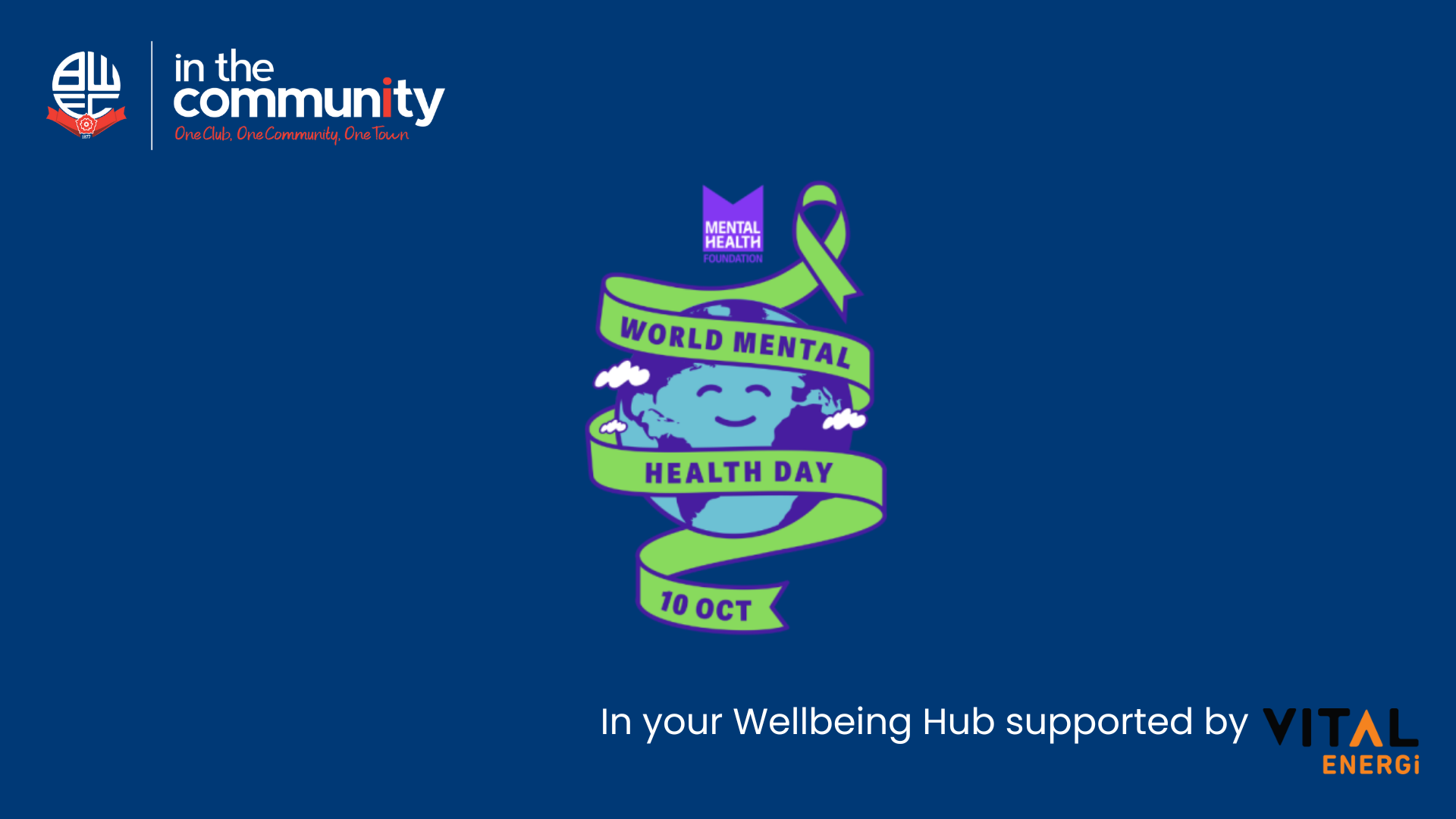 Whats on in the wellbeing hub, Saturday 5th October, BWFC vs. Shrewsbury